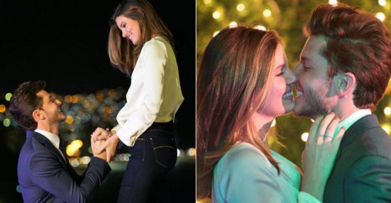 Klebber Toledo pede a mão de Camila Queiroz em casamento