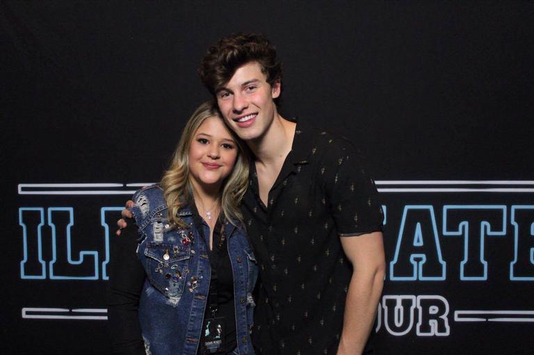 Maria Cavalcante encontra Shawn Mendes em Los Angeles