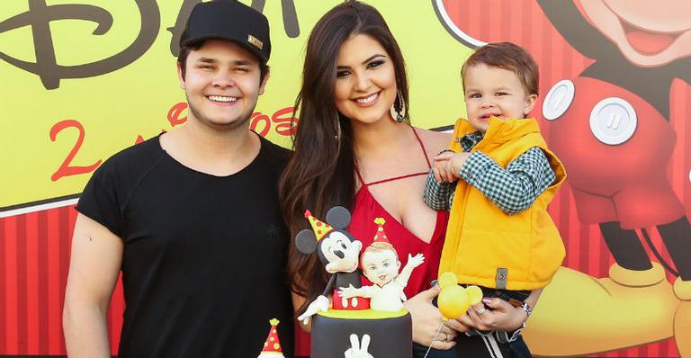 Matheus, da dupla com Kauan, comemora o aniversário de 2 anos do herdeiro
