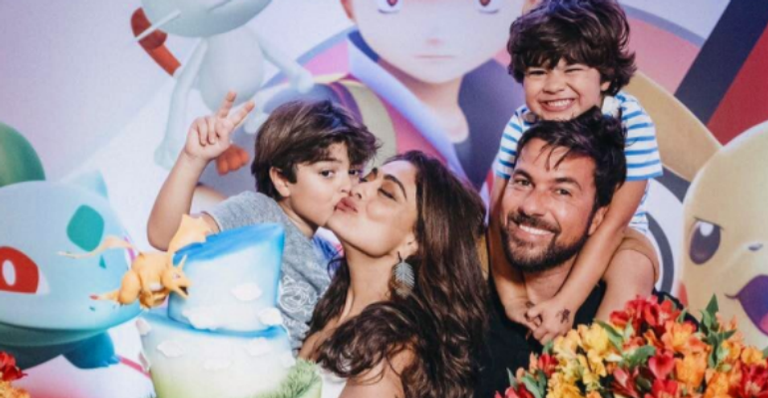 Confira os detalhes da festa de aniversário de Antônio, filho caçula da atriz Juliana Paes
