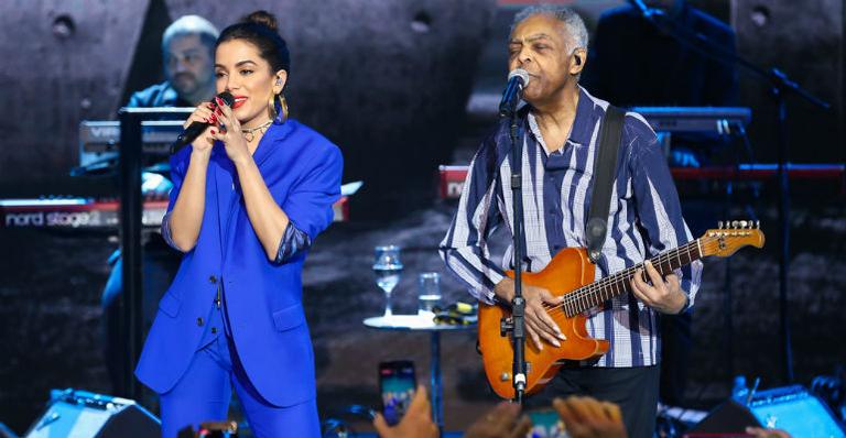 Mistura musical: Anitta canta ao lado de Gilberto Gil