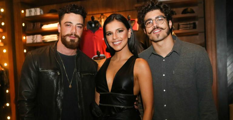 Felipe Titto, Mariana Rio e Caio Castro dão ‘surra de beleza’ em evento