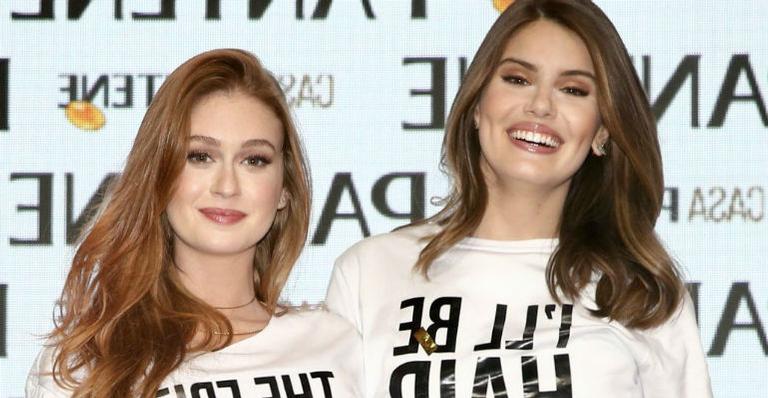 Ex e atual de Klebber Toledo curtem evento de beleza juntas
