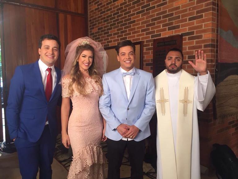 Wesley Safadão grava clipe da música ‘Sonhei Que Tava Me Casando’