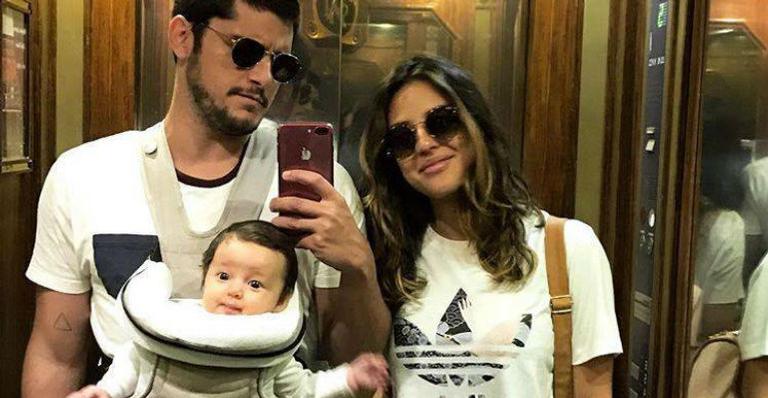 Bruno Gissoni e Yanna Lavigne viajam com Madalena para Lisboa