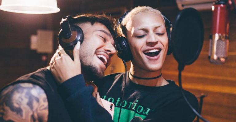 Lucas Lucco e Pabllo Vittar gravam música juntos
