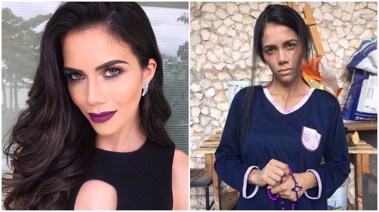 Daniela Albuquerque aparece irreconhecível em estreia como atriz