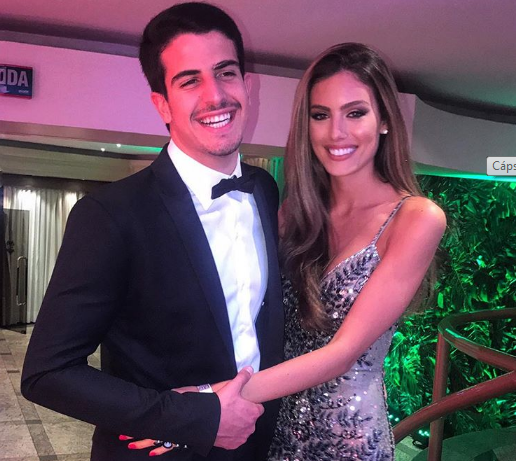 Enzo Celulari e a namorada, Victoria Grendene, trocam declarações de amor nas redes sociais
