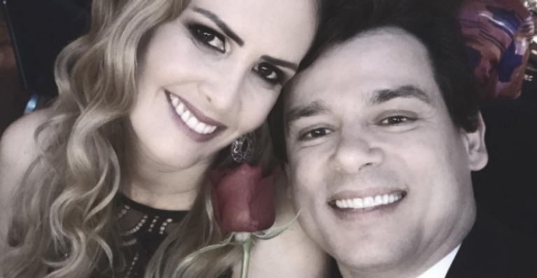Celso Portiolli se declara para a esposa, Suzana Marchi: “Meu amor por você só aumenta”
