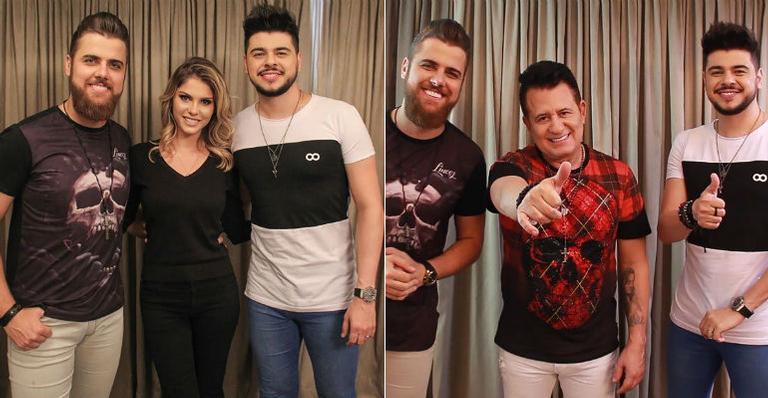 Zé Neto e Cristiano gravam clipe com participações especiais de Bárbara Evans e Marrone