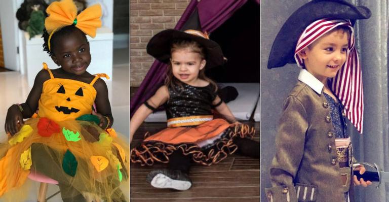 Filhos dos famosos encantam com fantasias de Dia das Bruxas