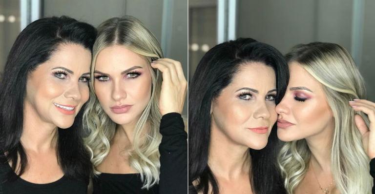 Andressa Suita posa com a mãe e semelhança choca os fãs