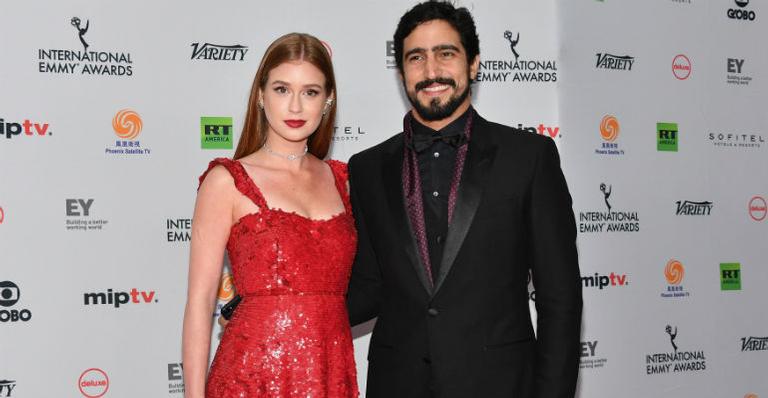 Marina Ruy Barbosa e Renato Góes prestigiaram o International Emmy Awards