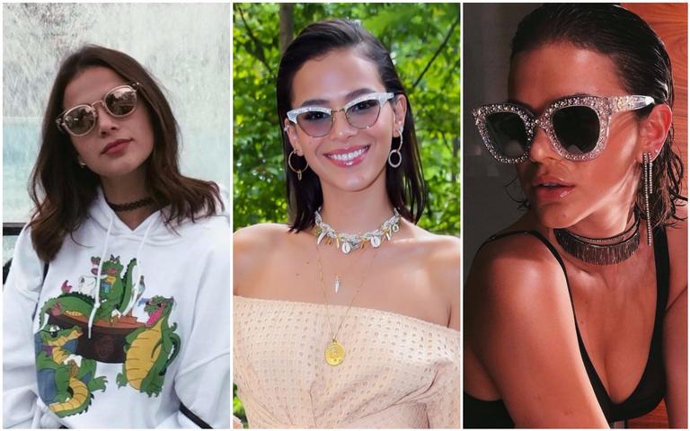 “Estou apaixonada por óculos”, diz Bruna Marquezine