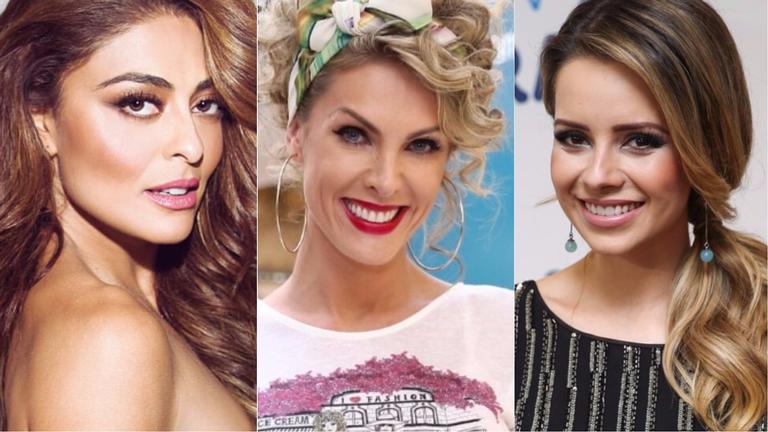 O que você acha da sobrancelha da Juliana Paes, Ana Hickmann e Sandy?