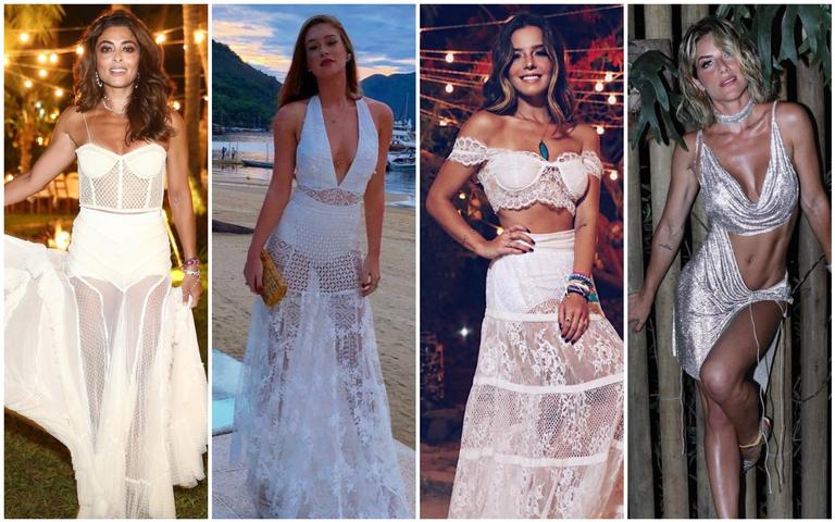 Famosas apostam em transparências para o Réveillon. Confira os melhores looks!