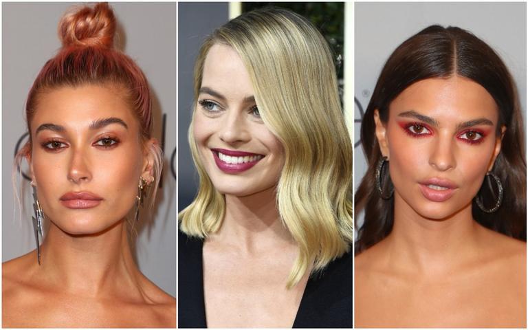 Globo de Ouro: make avermelhado e cabelo com ondas dominaram o red carpet