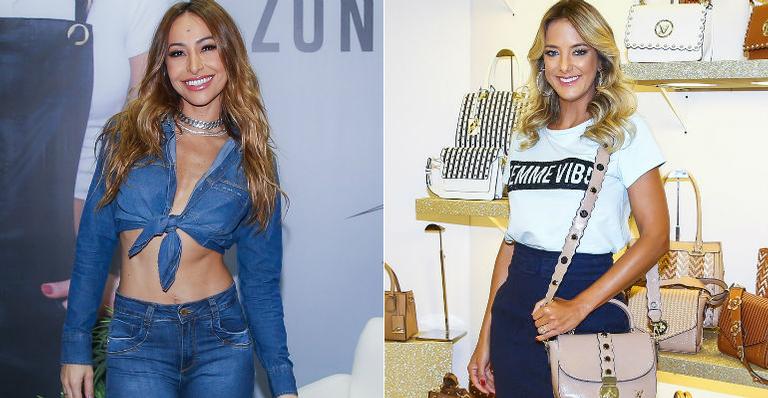 Sabrina Sato e Ticiane Pinheiro marcam presença em evento fashion