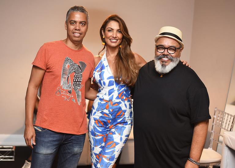 Patrícia Poeta curte roda de samba no Rio de Janeiro