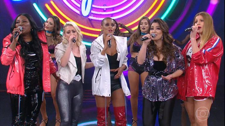 Rouge participa pela primeira vez de um programa da Globo