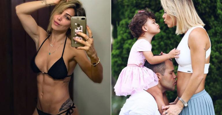 Após anunciar gravidez, Bella Falconi fala sobre as mudanças do corpo: “Celebremos os quilos a mais”
