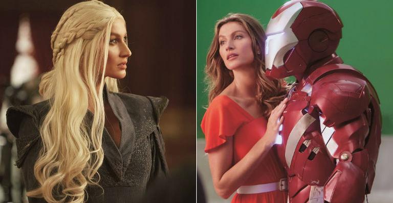Gisele Bündchen interpreta personagens marcantes em nova campanha publicitária