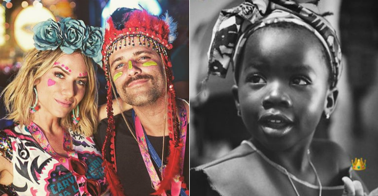 Bruno Gagliasso e Giovanna Ewbank levam Titi para curtir o Carnaval em Salvador