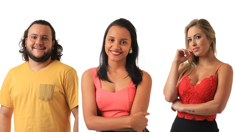 Diego, Gleici e Jéssica formam oitavo paredão do BBB 18