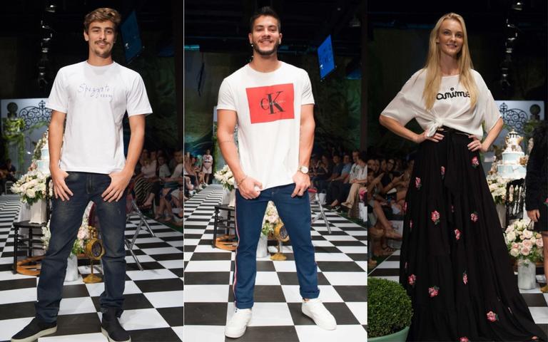 Arthur Aguiar, Carol Trentini e outras celebridades desfilam no Fashion Weekend Kids
