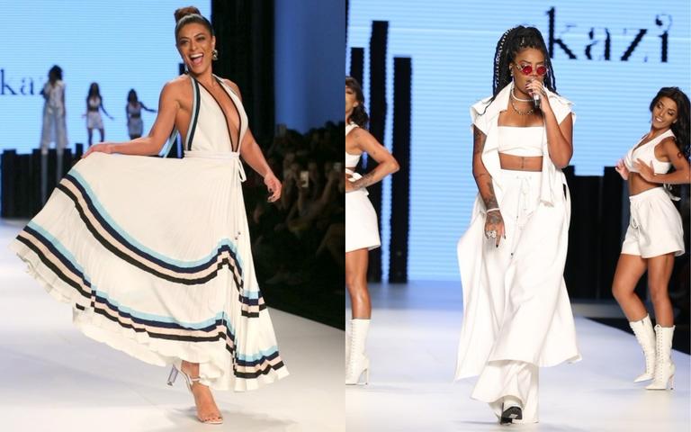 Juliana Paes arrasa na passarela do Minas Trend