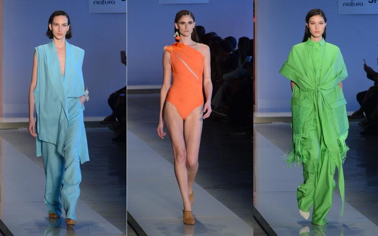 Lenny Niemeyer aposta nas cores vibrantes para o seu desfile na SPFW 45