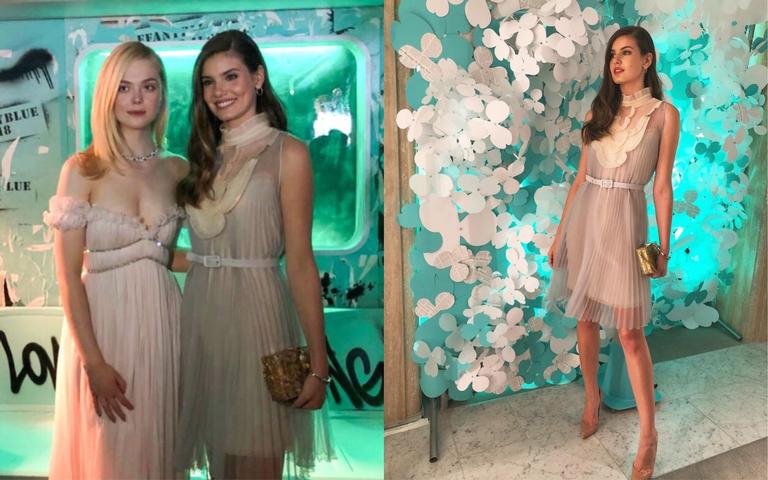Camila Queiroz participa de evento em NY com atrizes de Hollywood