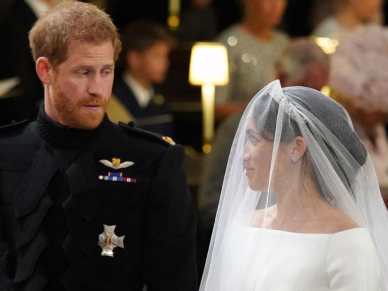O que Príncipe Harry disse para Meghan Markle no altar?