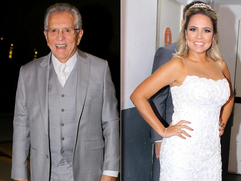 Carlos Alberto de Nóbrega se casa no religioso com Renata Domingues