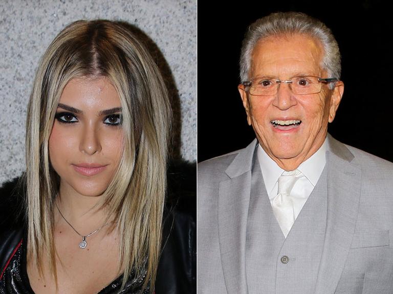 Mafe Nóbrega arrasa com look gótico no casamento do pai, Carlos Alberto