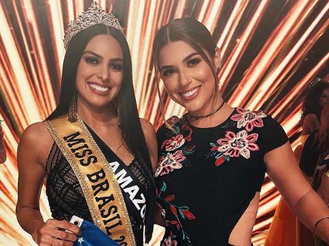 Ex-BBB Vivian Amorim comemora vitória da conterrânea Mayra Dias no ‘Miss Brasil’