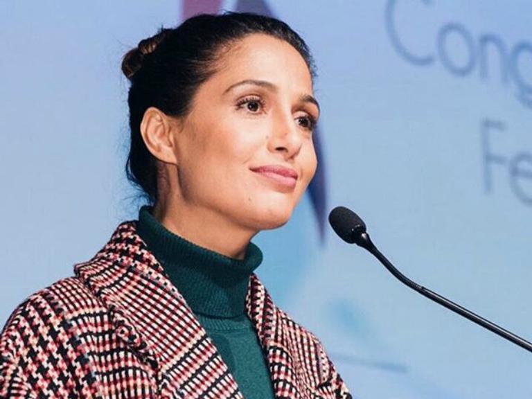 Camila Pitanga discursa pelos direitos das mulheres: ‘É a hora de criar oportunidades’