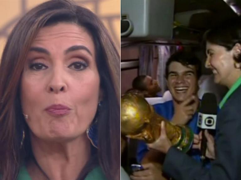 Fátima Bernardes revela que teve medo de fazer Brasil perder a taça em 2002