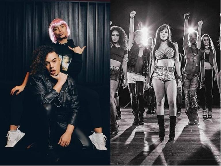 Anitta e Gloria Groove regravam Show das poderosas