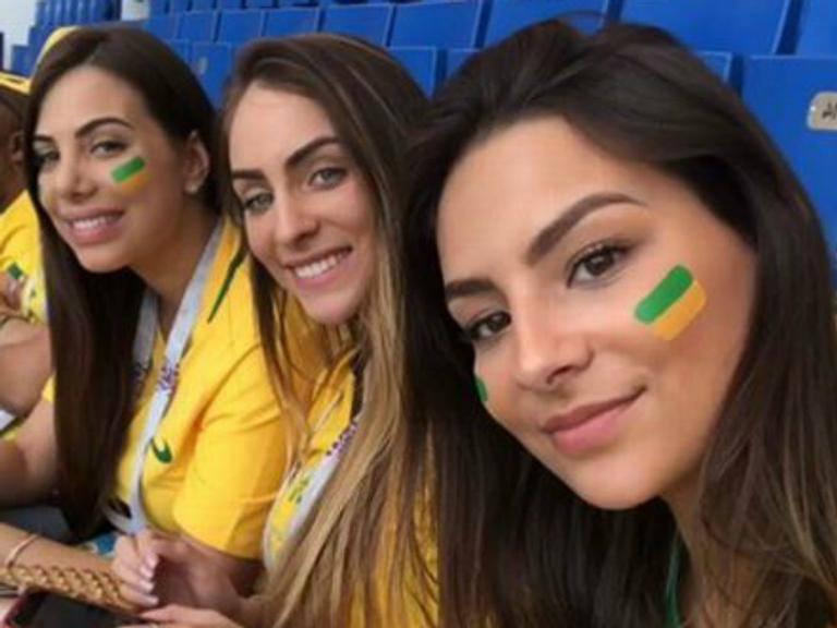 Trio de beldades desembarca na Rússia para torcer por Douglas Costa
