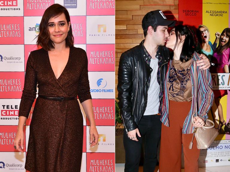 Alessandra Negrini lança novo filme e recebe filho com a nova namorada