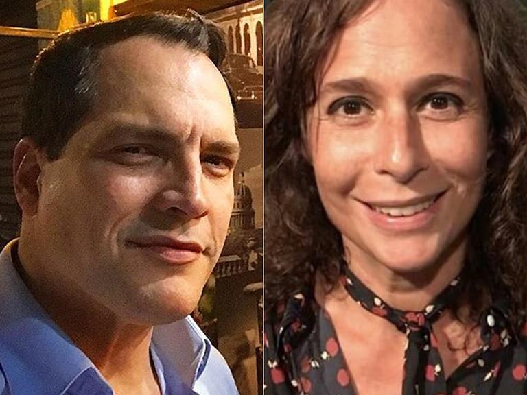 Andrea Beltrão aparece transformada em Hebe e Daniel Boaventura em Silvio Santos para novo longa