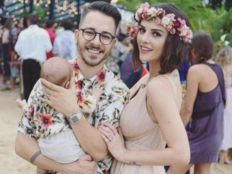 Esposa de Junior Lima mostra Otto pela primeira vez e surpreende fãs: ‘É a cara do pai’