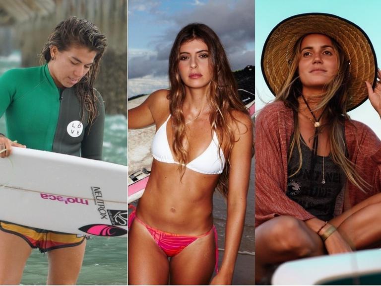 Surfistas ensinam seus cuidados com os cabelos