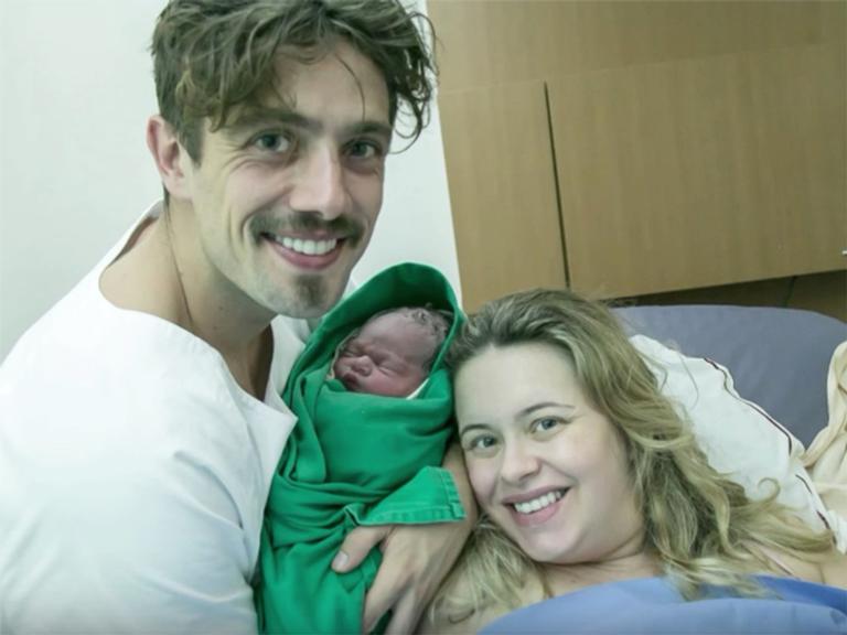 Mari Bridi relembra como foi o parto do segundo filho: ‘Ele escorregou como quiabo’