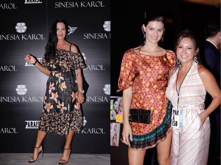 Isabeli Fontana e Luiza Brunet prestigiam desfile em Miami