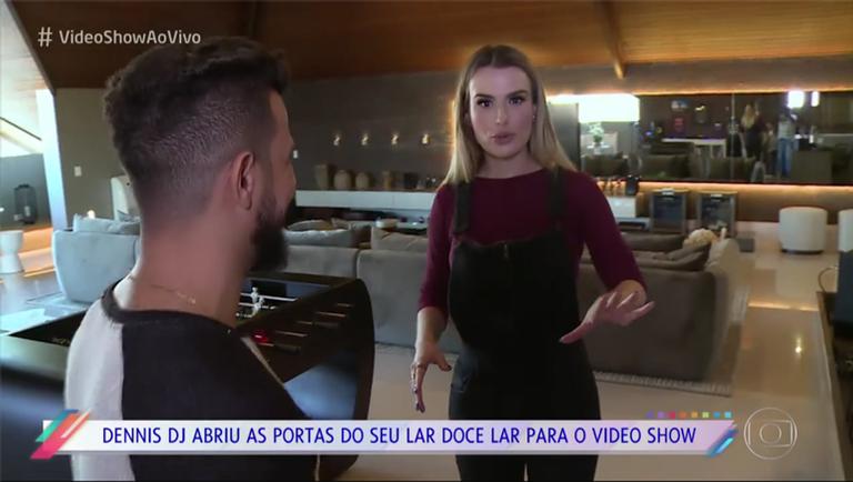 Dennis DJ abre sua mansão e leva alfinetada de Fernanda Keulla: ”Chego numa casa daquela já penso na faxina”