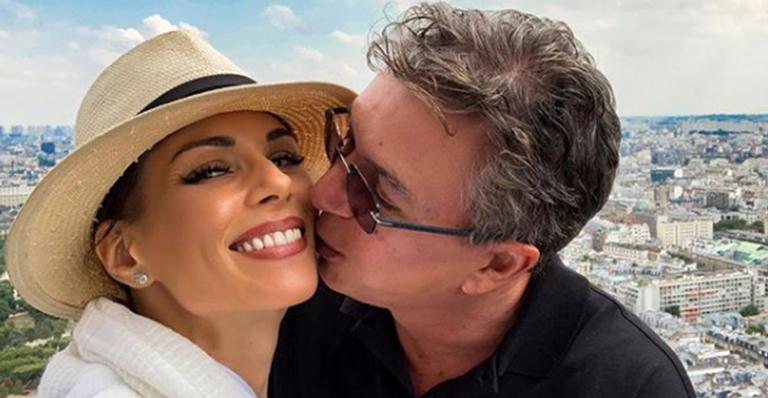 Ana Furtado fica surpresa ao receber a visita de Boninho na TV