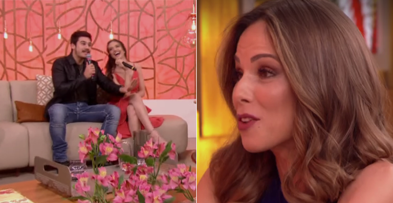 No ‘Encontro’, Ana Furtado solta indireta em meio aos rumores de romance entre Nicolas Prattes e Juliana Paiva