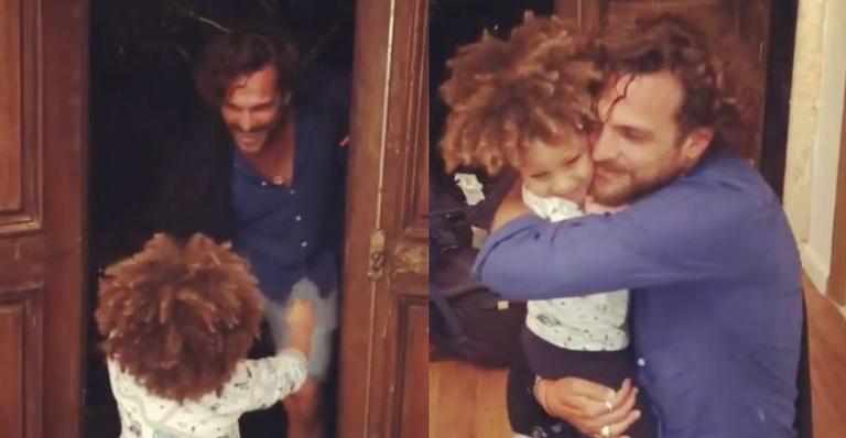 Igor Rickli arrepia seguidores ao reencontrar filho de 3 aninhos